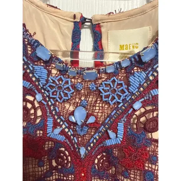 Anthropologie Maeve Women's Moran NWT Shift Dress Size 00 Sleeveless Summer